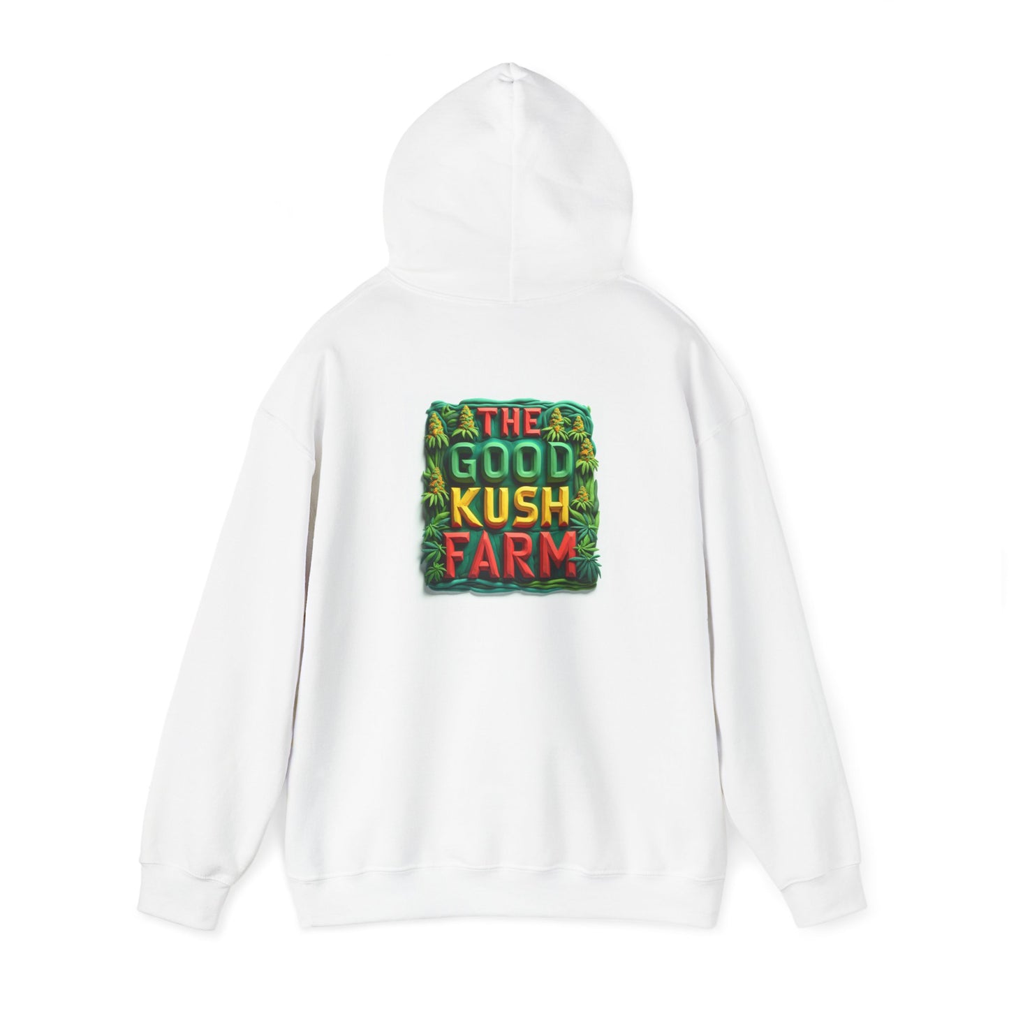 The Good Kush Farm Unisex Heavy Blend Hoodie - Perfect for Relaxation and Gatherings