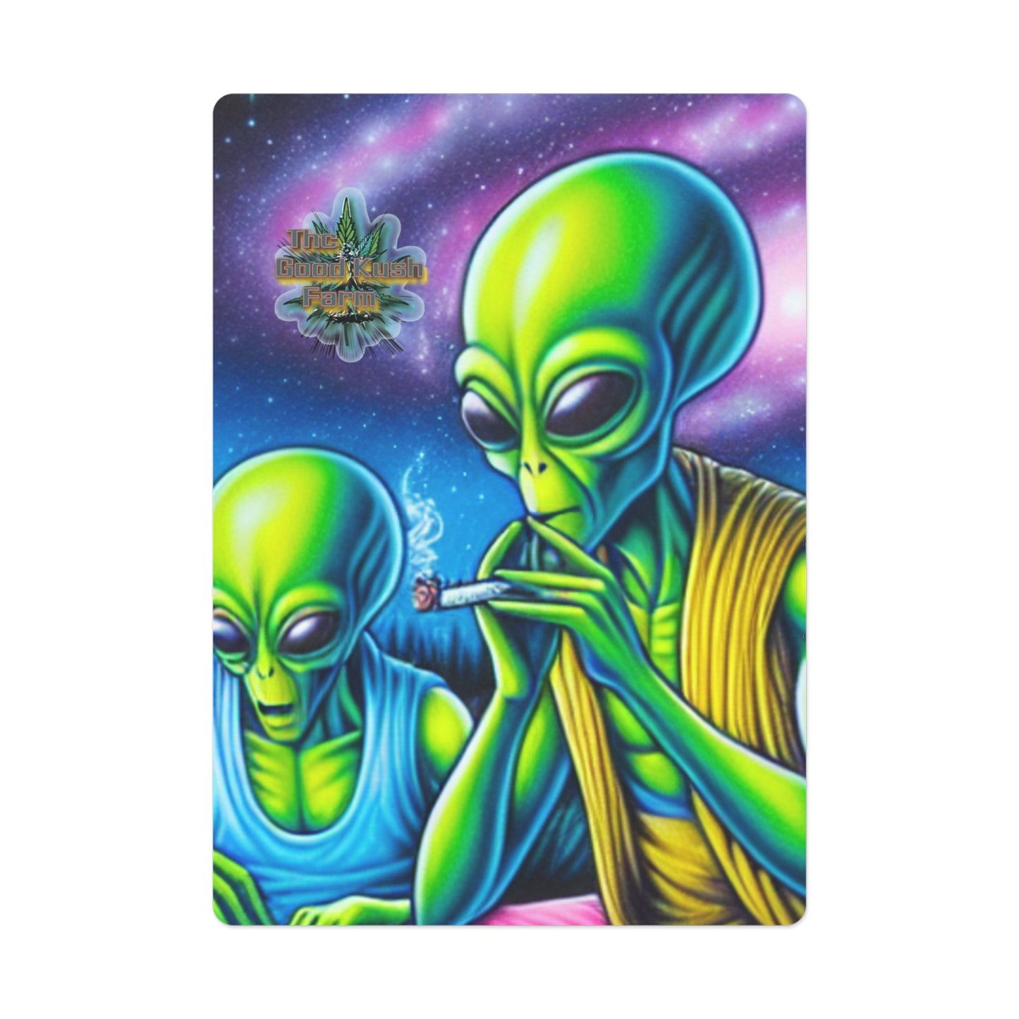 TGKF Cosmic Alien Poker Cards - Fun & Unique Gaming Set - SpaceHeights Collection