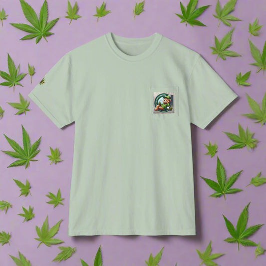 Chillin - Kush Bear GKF 420 Front Pocket Tee