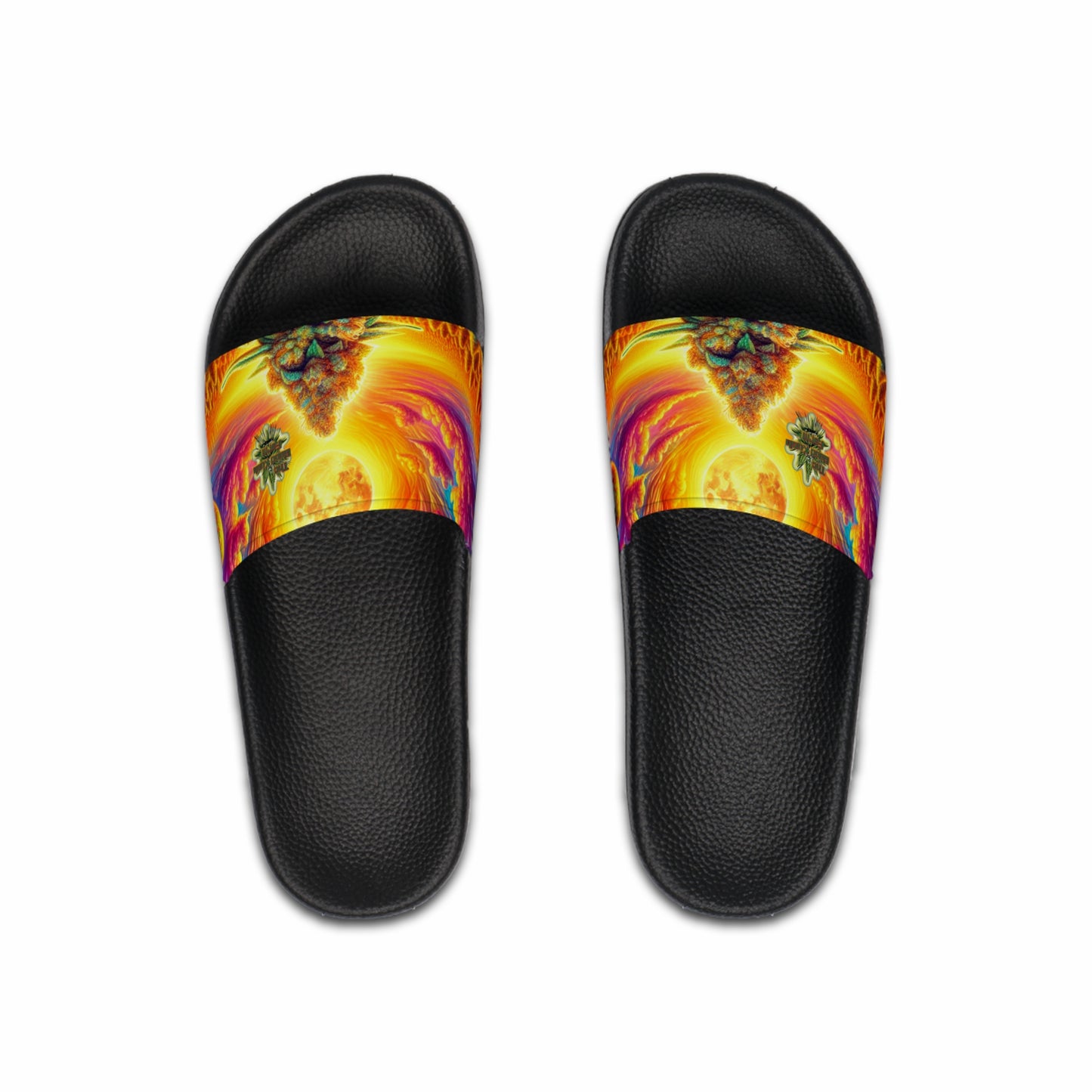 Sunset Buds GKF Vibrant Men’s Slide Sandals – Beach Ready Comfort