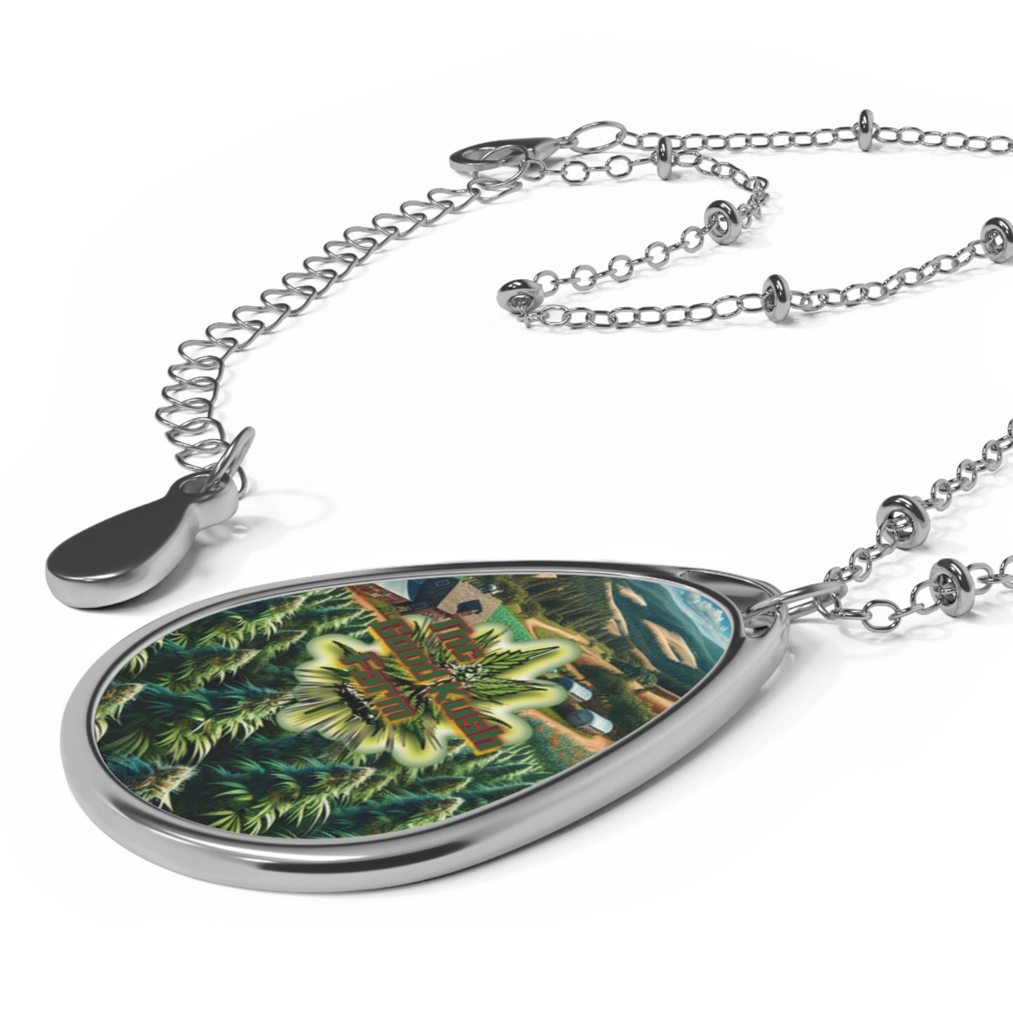 Oval Bohemian Necklace - Nature-Inspired Pendant for Every Occasion