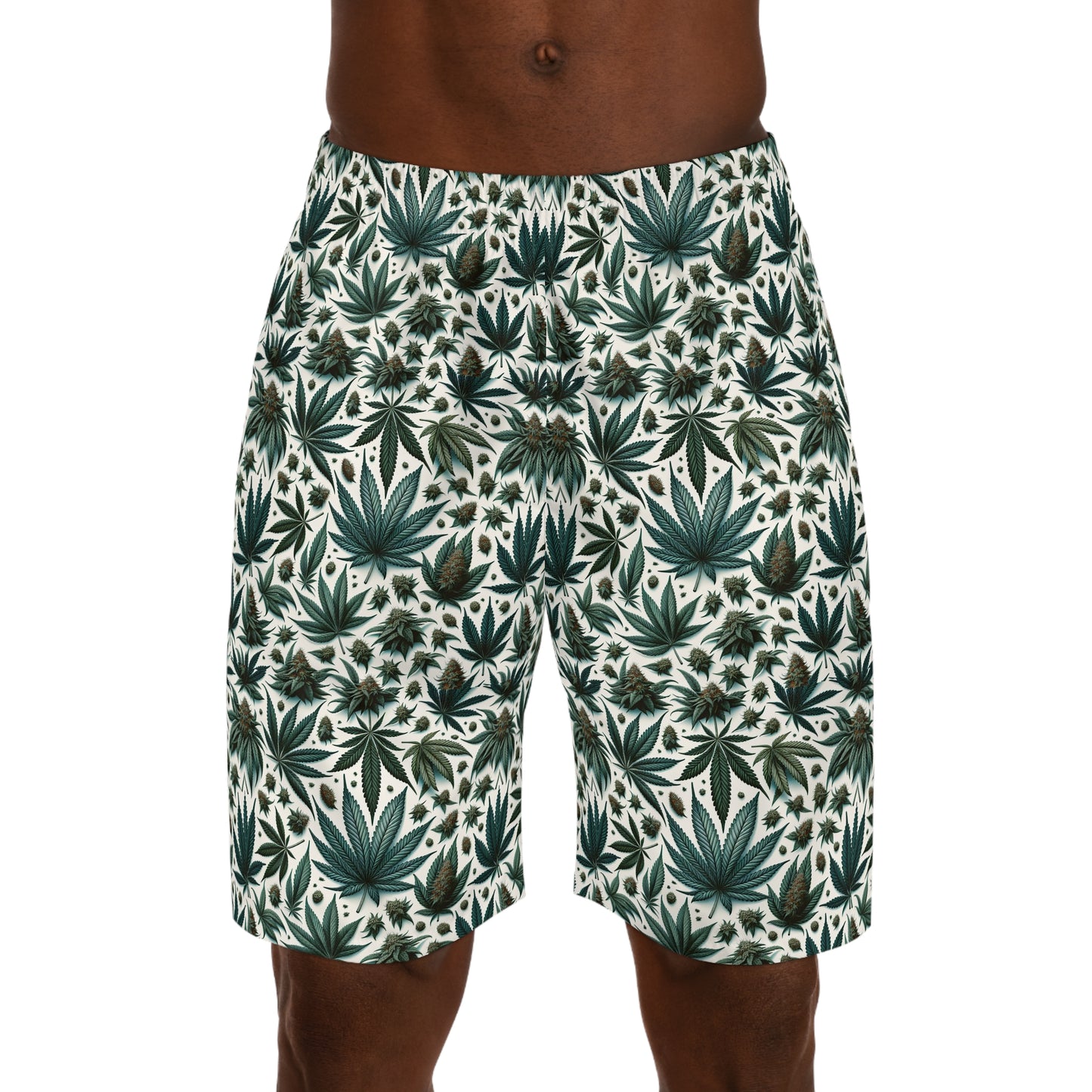 Leaf & Bud Tropical Men's GKF Jogger Shorts