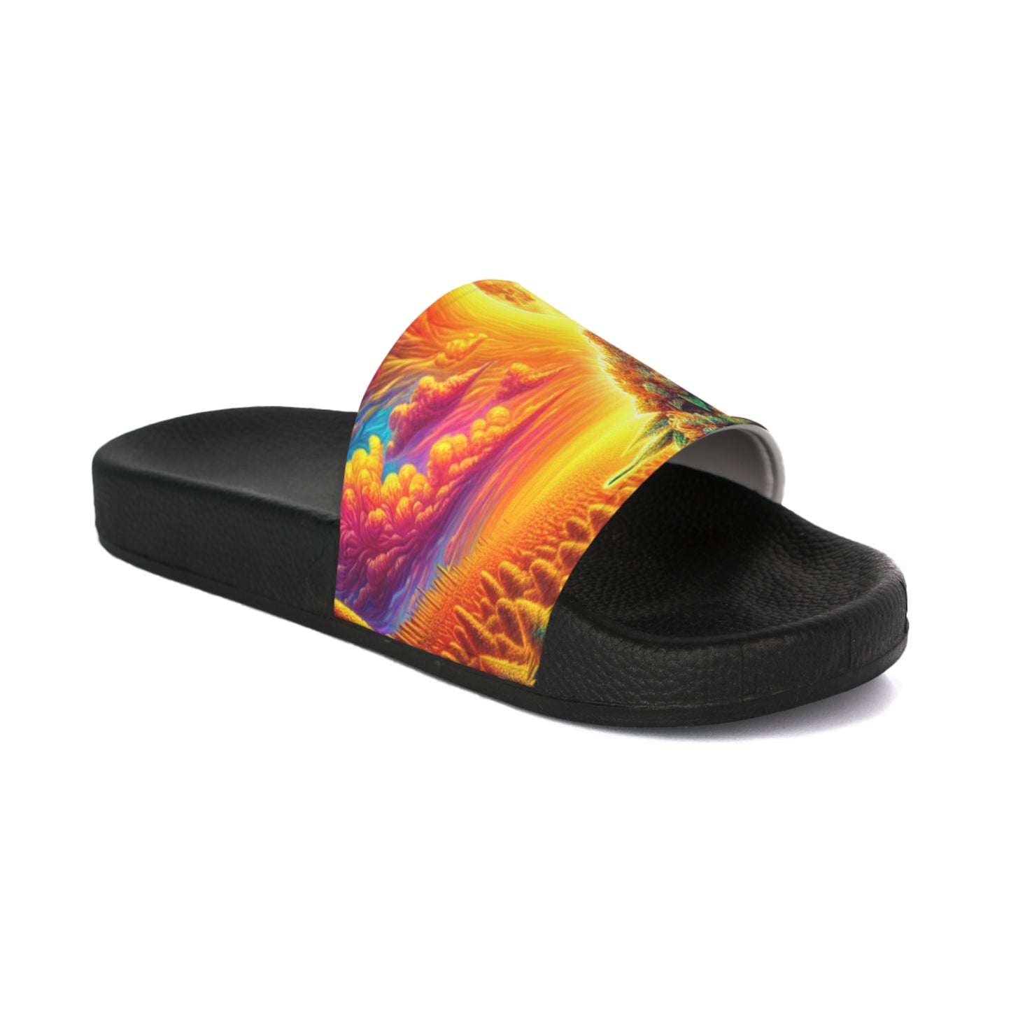 Sunset Buds GKF Vibrant Men’s Slide Sandals – Beach Ready Comfort