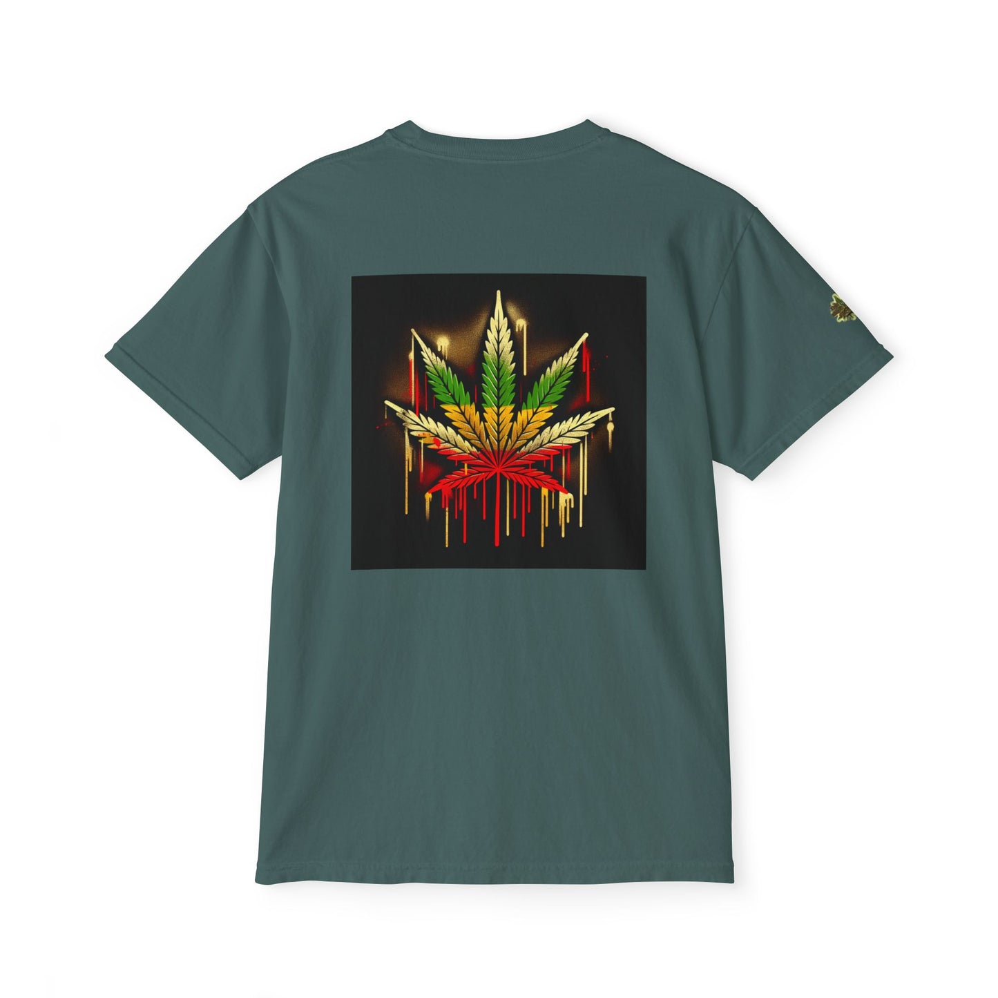 Kush Farm Drip Leaf Stoner Tee