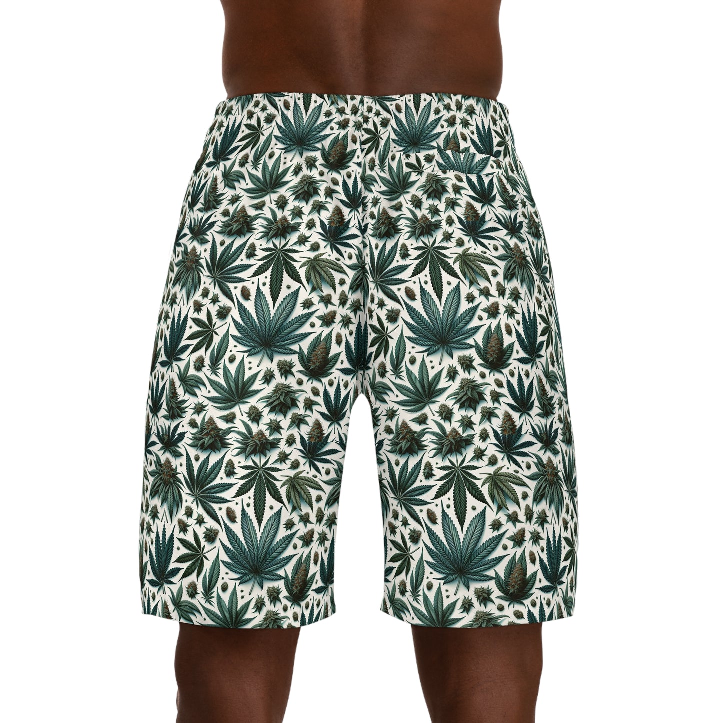 Leaf & Bud Tropical Men's GKF Jogger Shorts