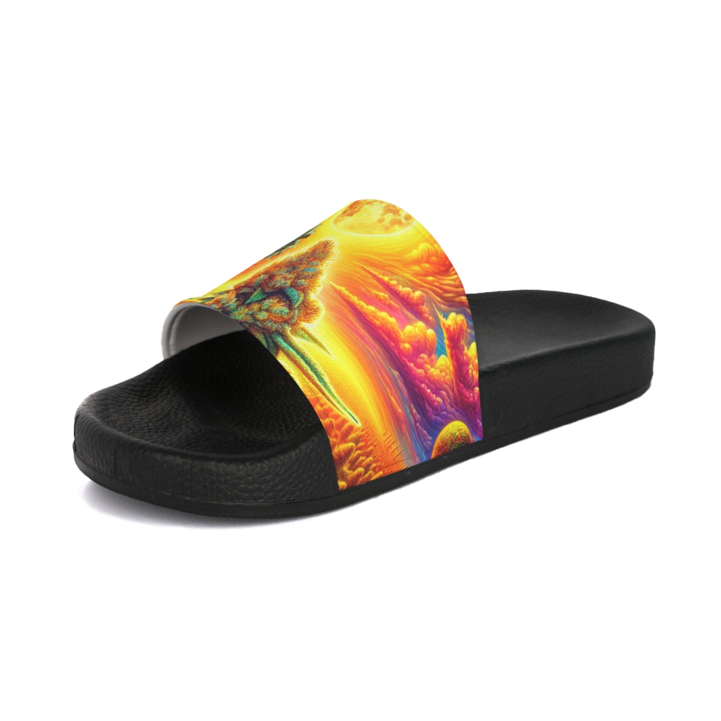 Sunset Buds GKF Vibrant Men’s Slide Sandals – Beach Ready Comfort